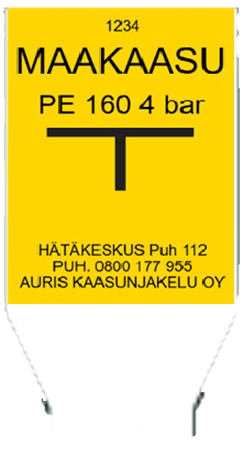 Kaasuputken työskentelyohje
