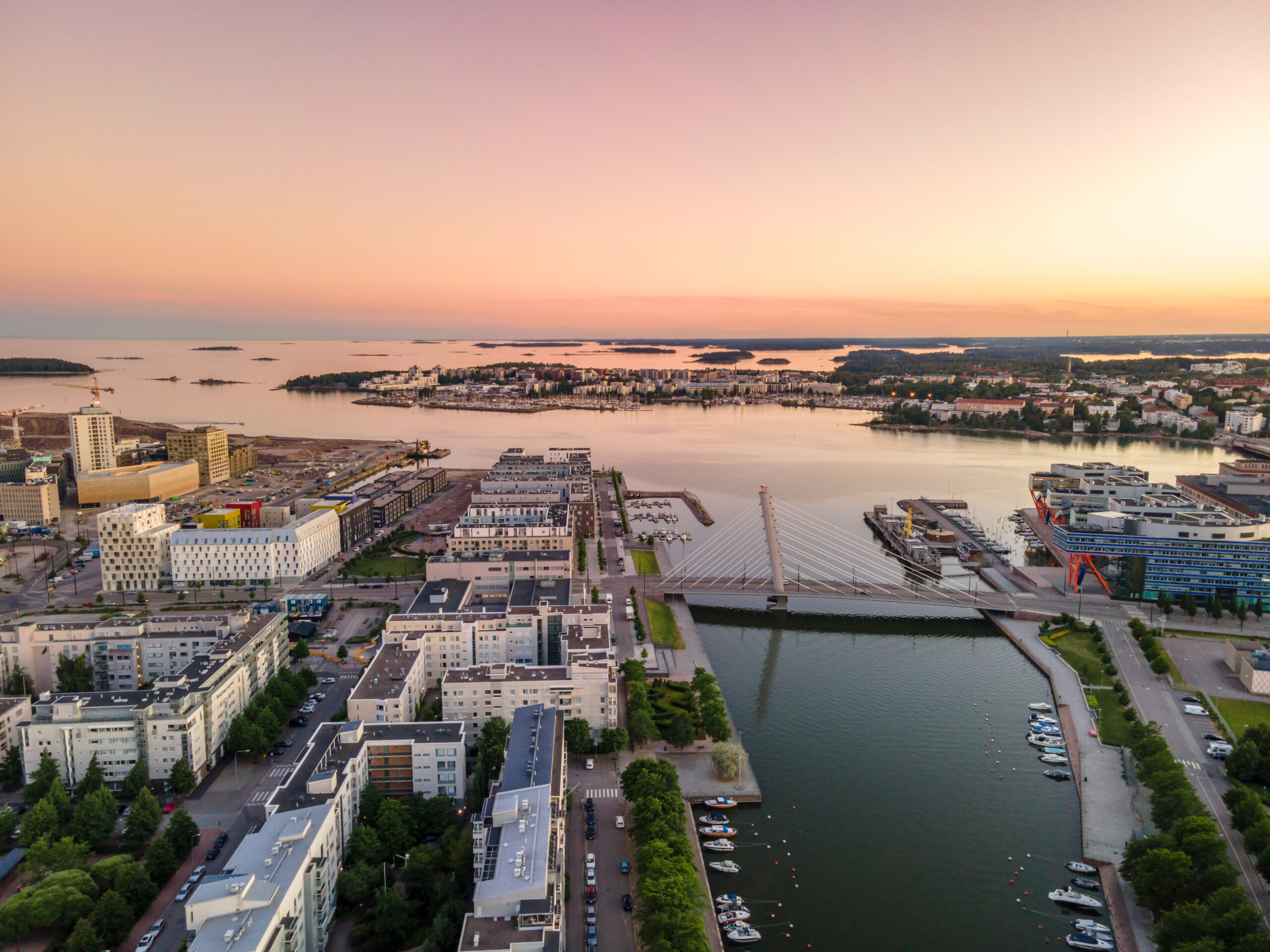 Jätkäsaaren kaupunkiympäristöä Helsingissä